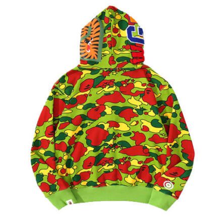 BAPE STA Camo Shark Full Zip Hoodie