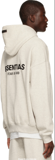ESSENTIALS Off White Cotton Hoodie 1 Hoodie Store Official