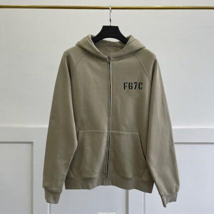 FG7C Essentials Oversized Zip-Up Hoodie